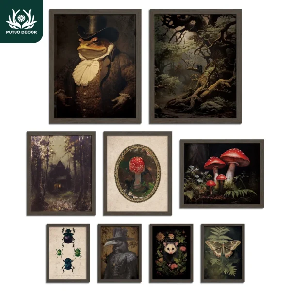 9pc Gothic Canvas Prints
