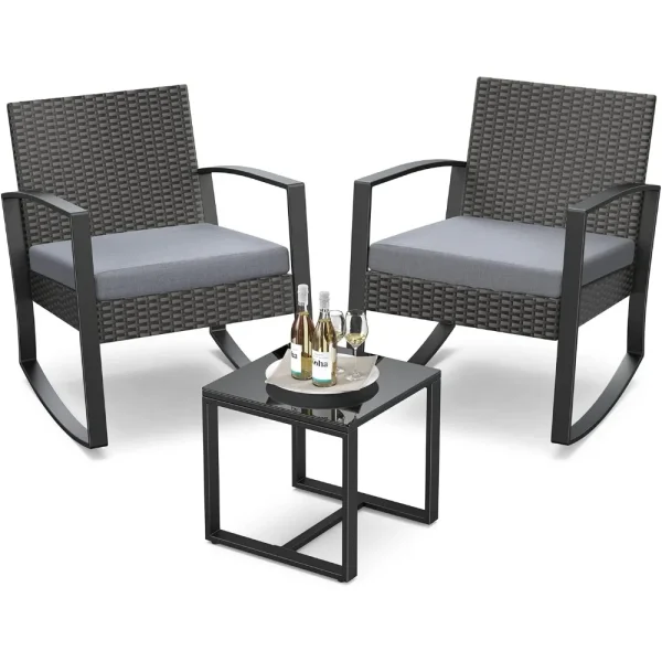 3 Pcs Patio Furniture Set