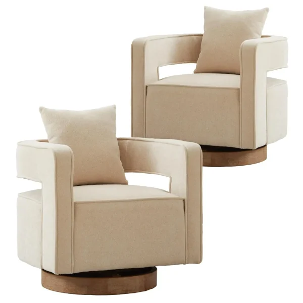 Swivel Accent Chair Set of 2