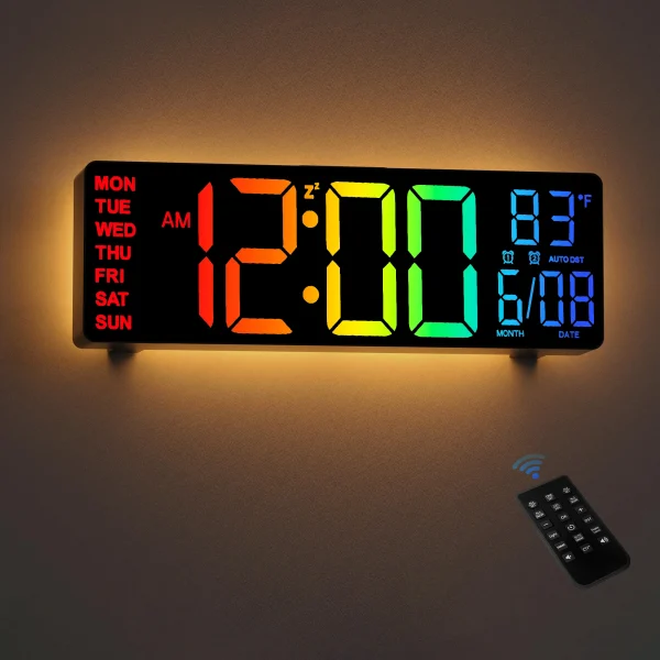10.5" Digital Wall Clock